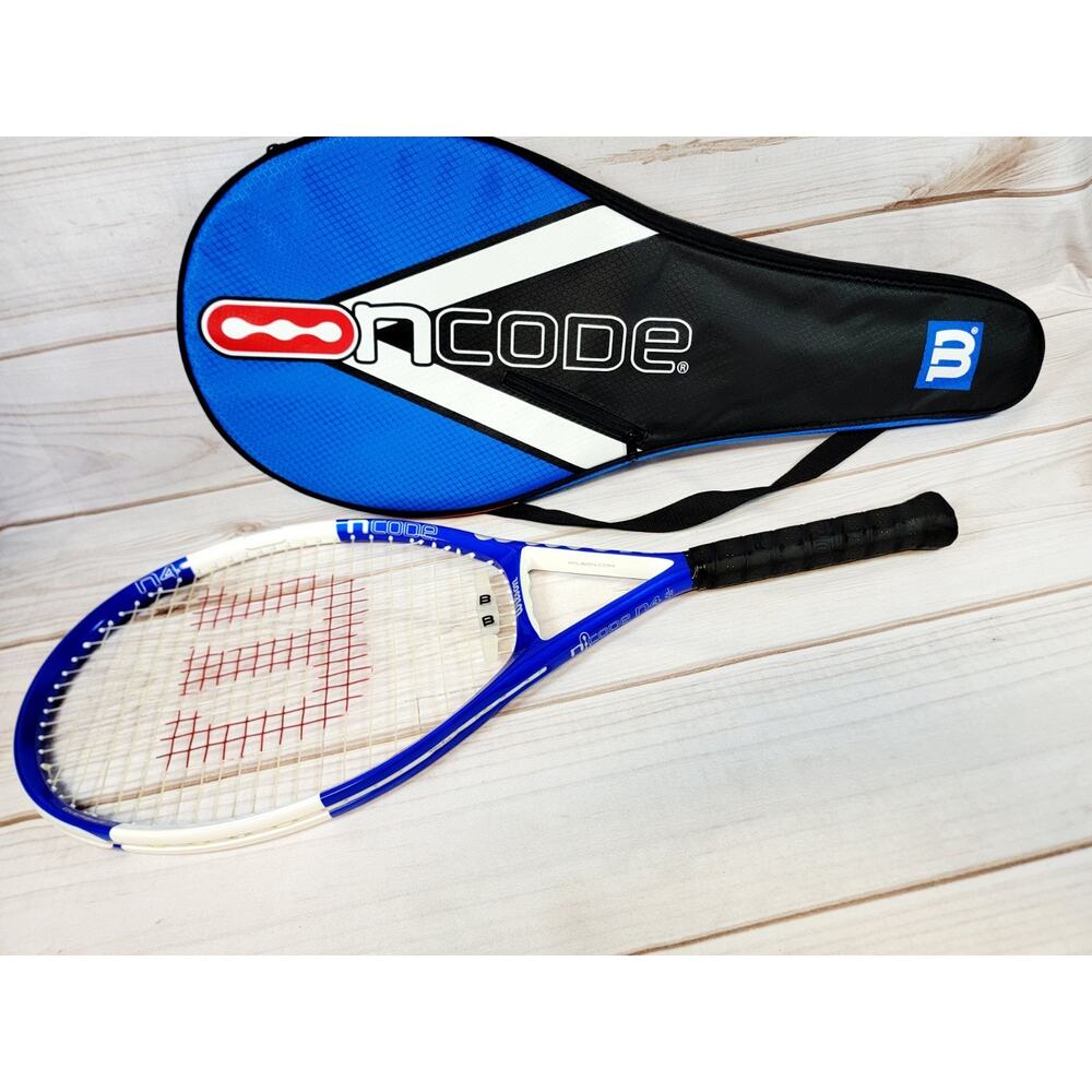 WILSON NCode N4 Tennis Racket Grip Size 4 3/8" With Cover Case